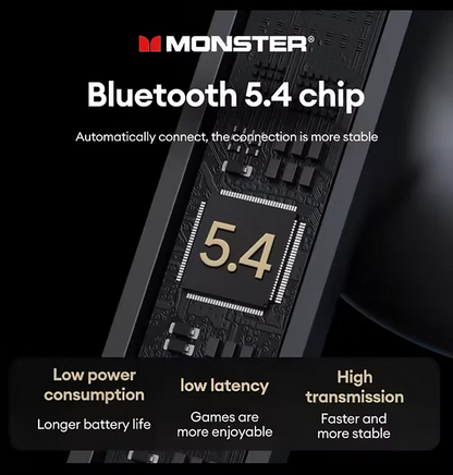 Monster AIRMARS T20 – Display Digital + 3 Modos de Audio