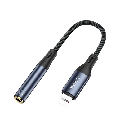 Adaptador Jack 3.5mm a Lightning Yesido – Audio Premium en Dispositivos Apple