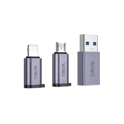 Wiwu Wi-C031 – Combo de 3 Adaptadores Todo en Uno