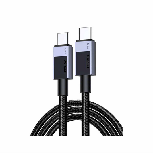Cable UGREEN de Carga Rápida USB-C a USB-C 100W 1M L512 Negro