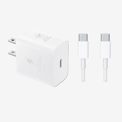 Cargador Samsung Original de 25W con Cable Blanco