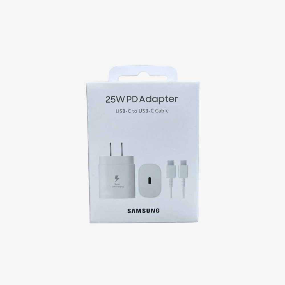 Cargador Samsung Original de 25W con Cable Blanco