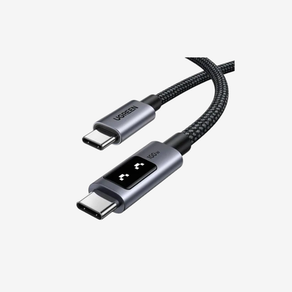 UGREEN USB-C a USB-C 100W – Cable Trenzado Negro