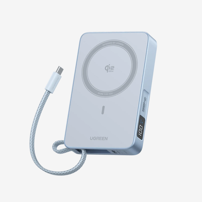 UGREEN MagFlow Magnetic Wireless Power Bank (10000mAh, Qi2 25W, MagSafe-compatible)