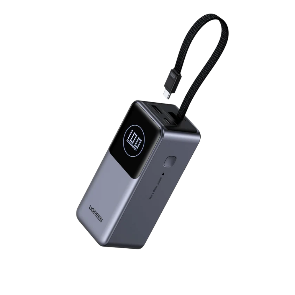 Cargador Portátil UGREEN Nexode 20000mAh 130W con Cable USB-C Integrado PB723 55365B