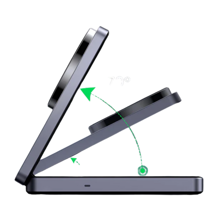 Cargador Inalámbrico UGREEN Qi2 2 en 1 MagSafe