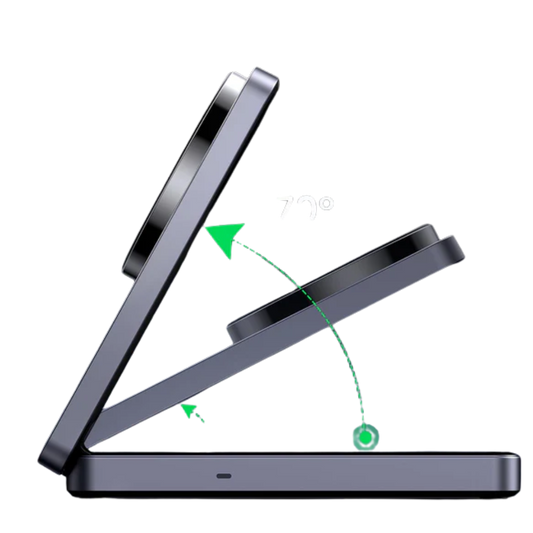 Cargador Inalámbrico UGREEN Qi2 2 en 1 MagSafe