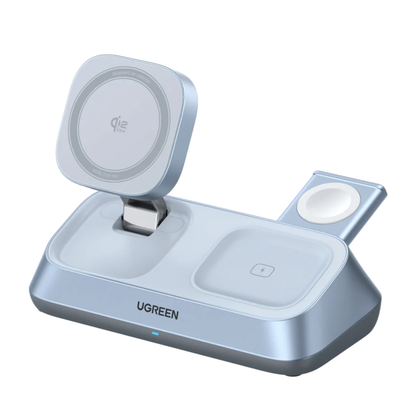 UGREEN MagFlow 3-in-1 Magnetic Wireless Charger Qi2 Premiun