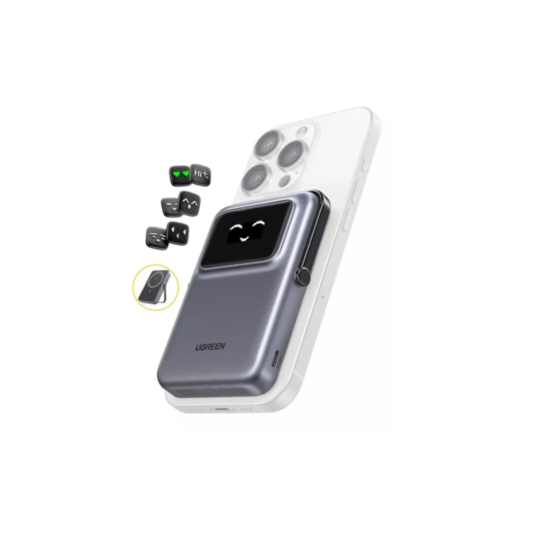 UGREEN Uno Magnetic Wireless Power Bank 10000mAh - negro
