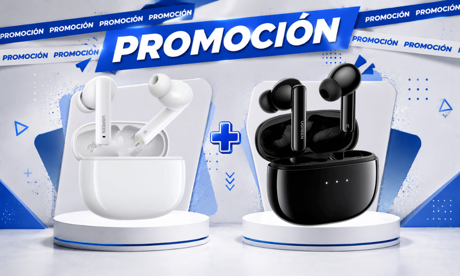 Combo x2 UGREEN HiTune T3 | ANC + Sonido Envolvente