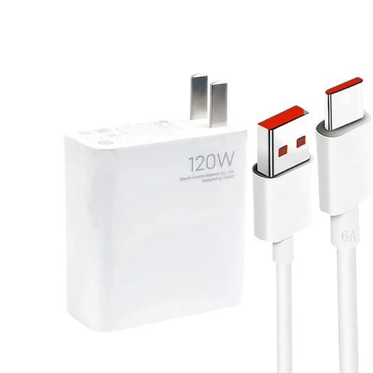 Cargador Xiaomi 120W + Cable USB-A a USB-C