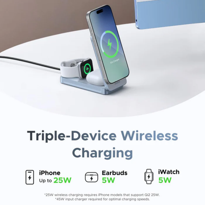 UGREEN MagFlow 3-in-1 Magnetic Wireless Charger Qi2
