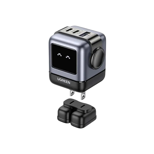 UGREEN Cargador Robot 65W (3 Puertos: 2USB-C + 1USB-A)