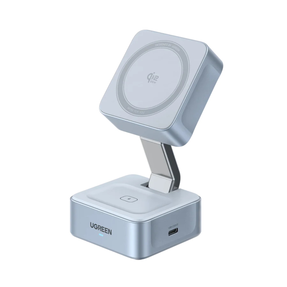 UGREEN MagFlow 2-in-1 Magnetic Wireless Charger Qi2 W752 55960B