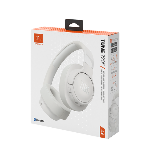 JBL Tune 720BT Blanco – 76h de Música