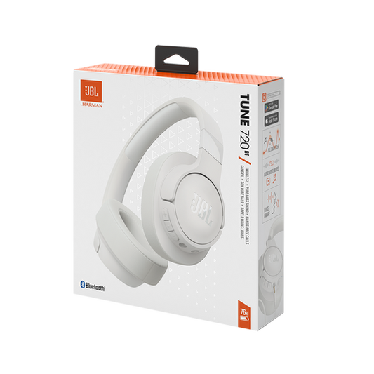 JBL Tune 720BT Blanco – 76h de Música