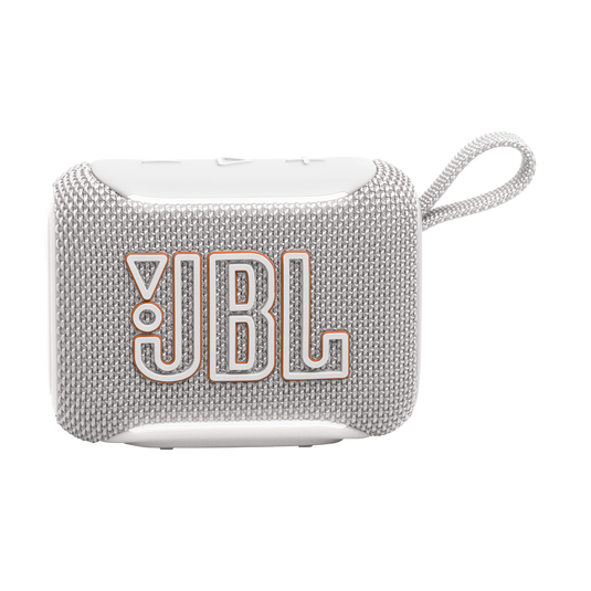 JBL Go 5 Blanco – Tamaño compacto, sonido gigante