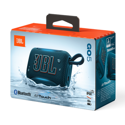 JBL Go 5 Azul – Tamaño compacto, sonido gigante