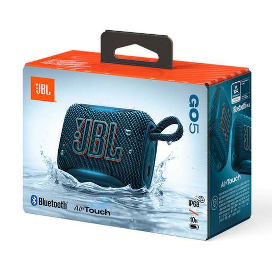 JBL Go 5 Azul – Tamaño compacto, sonido gigante