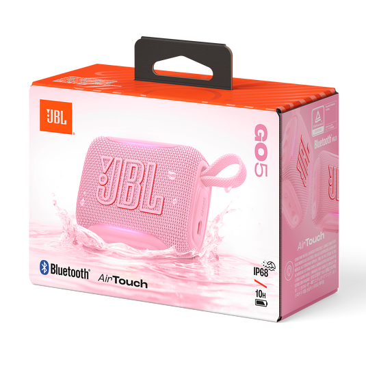 JBL Go 5 Rosado – Tamaño compacto, sonido gigante