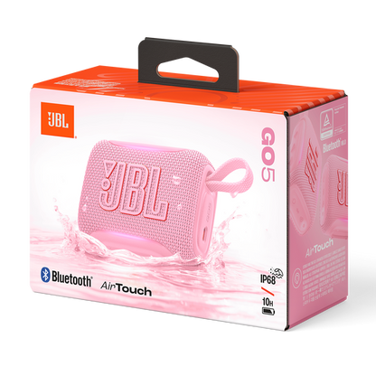 JBL Go 5 Rosado – Tamaño compacto, sonido gigante