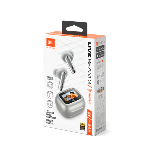 JBL Live Beam 3 Plata – Control Total, ANC