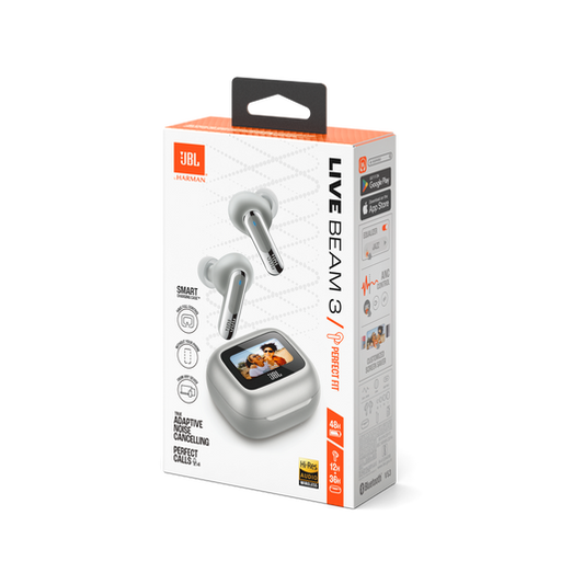 JBL Live Beam 3 Plata – Control Total, ANC