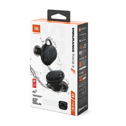 JBL Endurance Race 2 Negro IP68