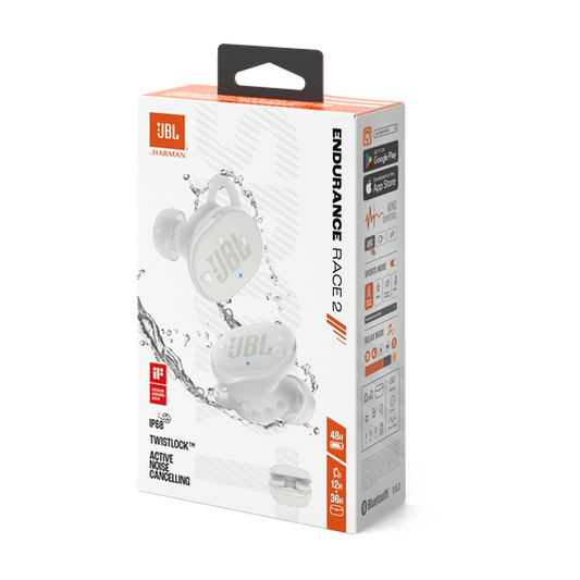 JBL Endurance Race 2 Blanco IP68