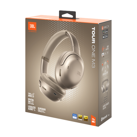 JBL Tour One M3 Beige – Sonido premium ANC