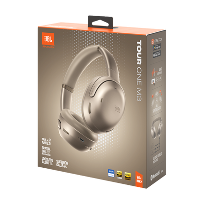 JBL Tour One M3 Beige – Sonido premium ANC