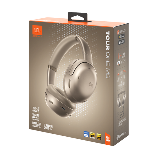 JBL Tour One M3 Beige – Sonido premium ANC