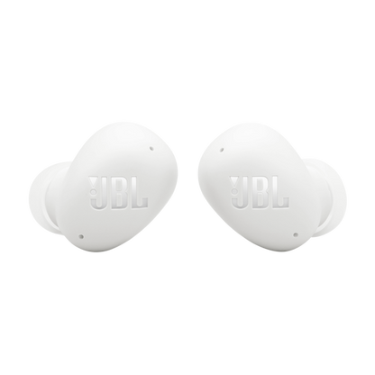 JBL Wave Buds Blanco – ¡Sonido potente y libertad total!