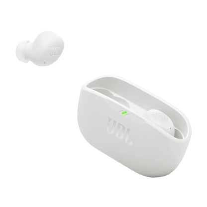 JBL Wave Buds Blanco – ¡Sonido potente y libertad total!
