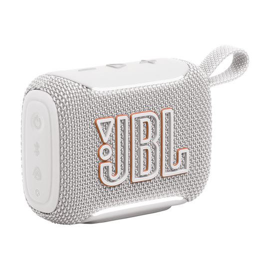 JBL Go 5 Blanco – Tamaño compacto, sonido gigante