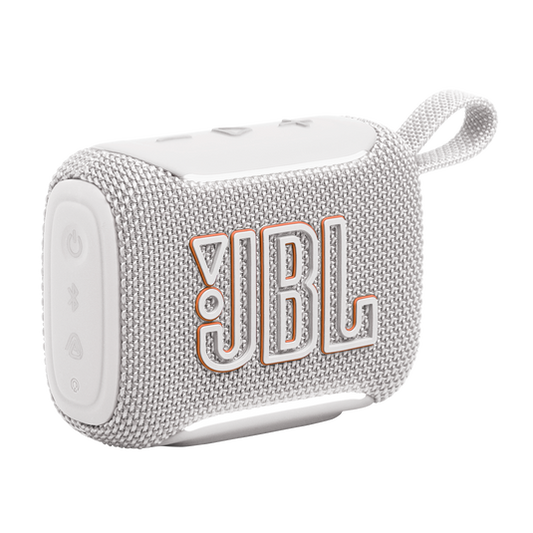 JBL Go 5 Blanco – Tamaño compacto, sonido gigante