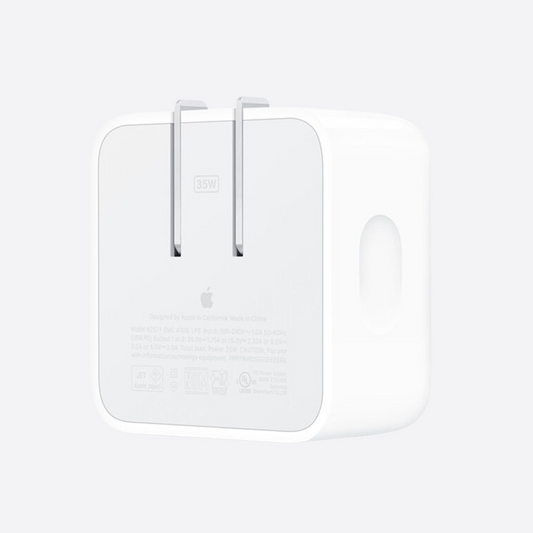 Cubo de Carga Apple 35W Original – Doble Salida USB-C