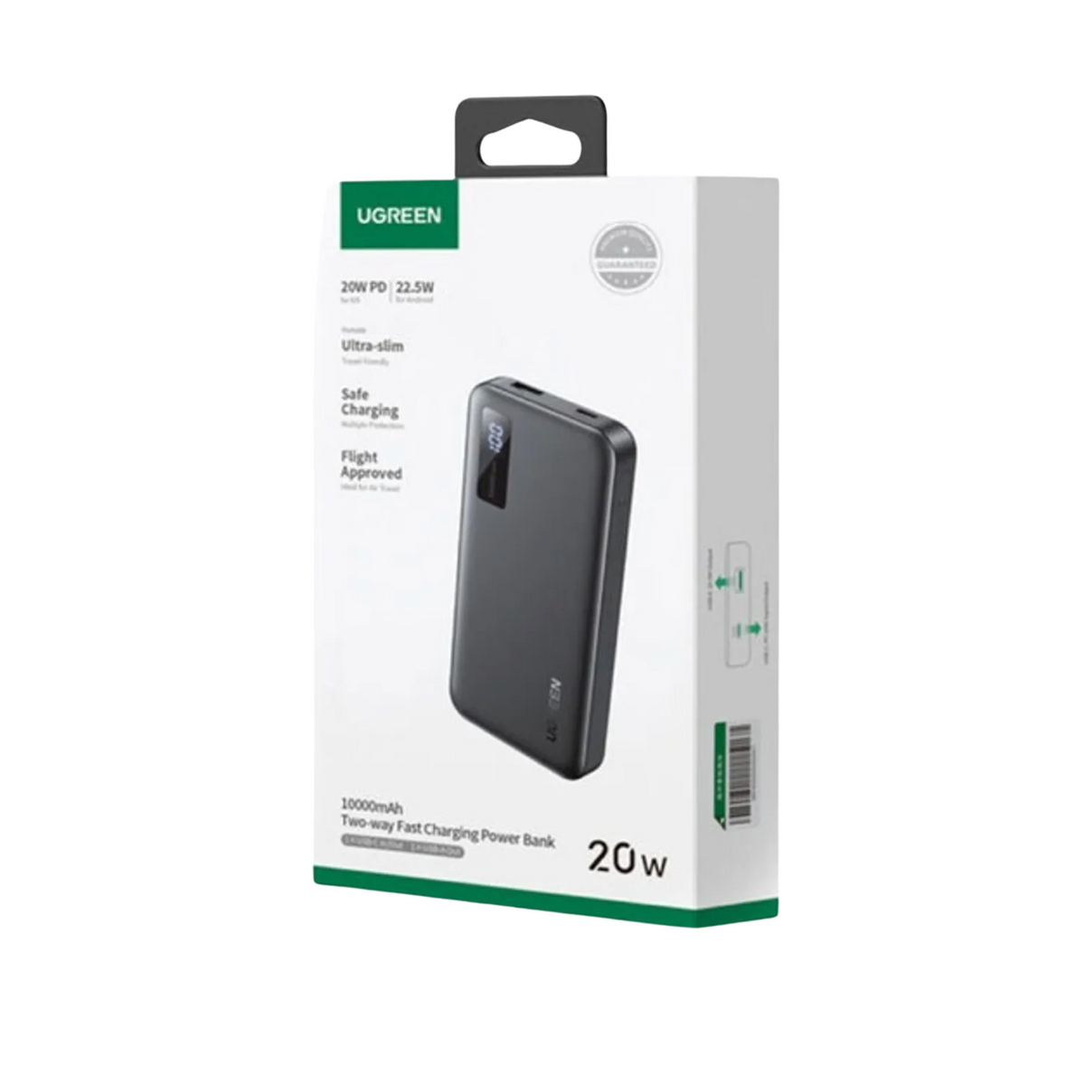 Cargador portátil UGREEN 20000mAh 22.5W Pantalla LED