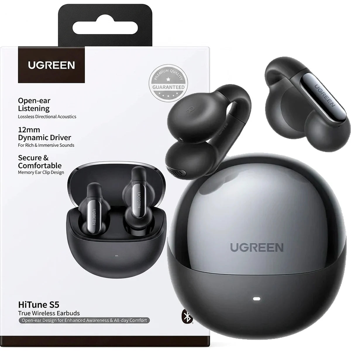 UGREEN HiTune S5 (45761) – Open Ear Clip Negro
