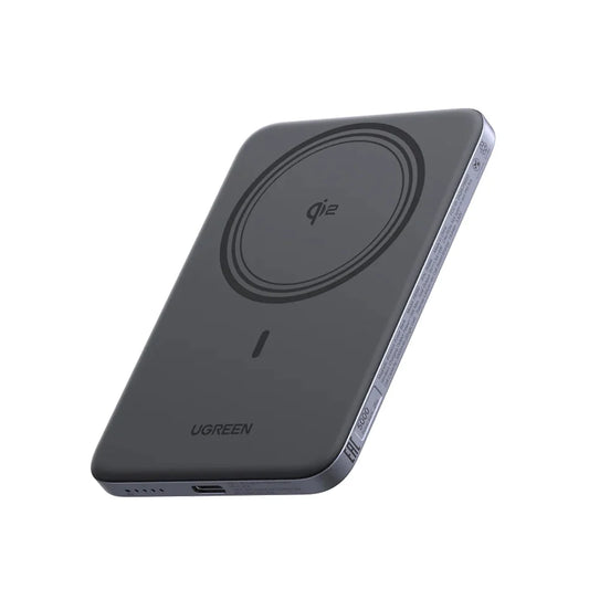 Cargador magnético portátil UGREEN MagFlow Air Qi2 5,000 mAh Negro