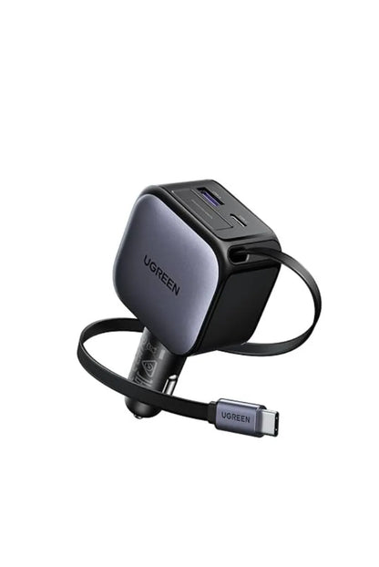 UGREEN Nexode Car Charger 60W con Cable Retráctil (EC602 55212B)
