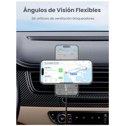 Cargador de Auto UGREEN Magflow inalámbrico Qi2 25w EC307 (45843)