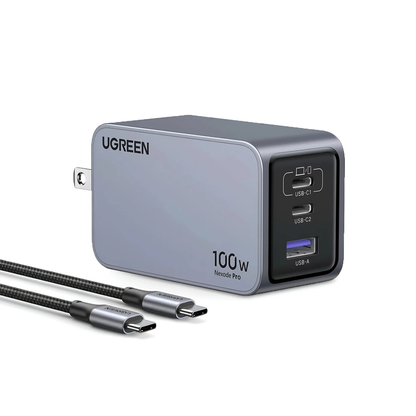 Cargador UGREEN Nexode Pro 100W X757 (25873) con cable USB-C